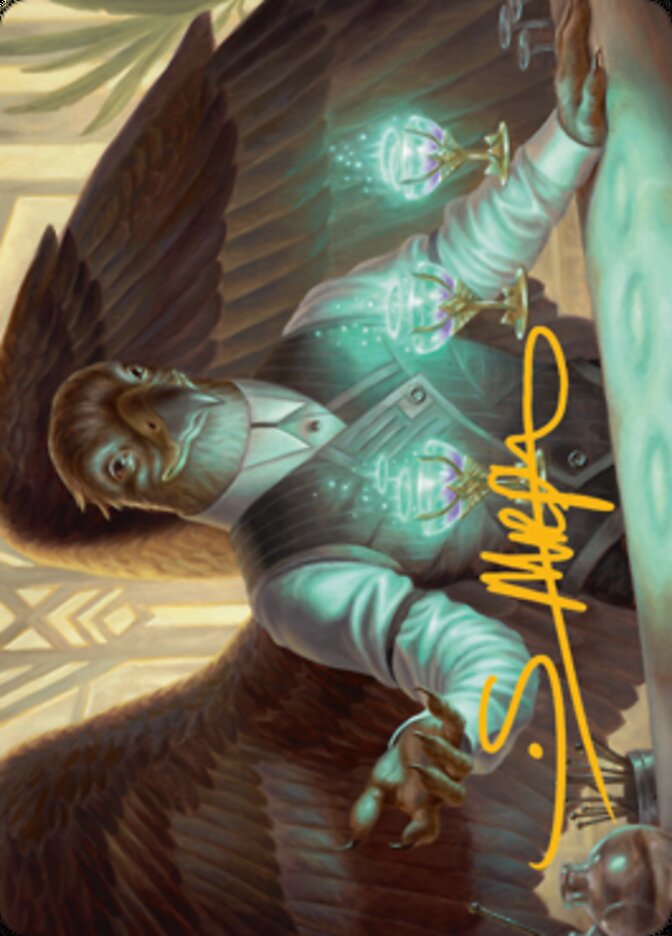 Speakeasy Server Art Card (Gold-Stamped Signature) [Streets of New Capenna Art Series] | Cracking-Singles