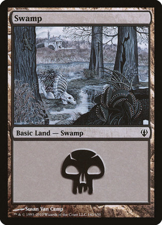 Swamp (142) [Archenemy] | Cracking-Singles