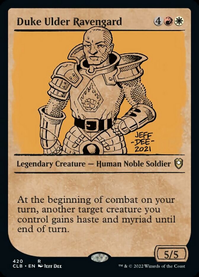 Duke Ulder Ravengard (Showcase) [Commander Legends: Battle for Baldur's Gate] | Cracking-Singles