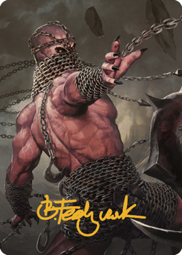 Chain Devil Art Card (Gold-Stamped Signature) [Commander Legends: Battle for Baldur's Gate Art Series] | Cracking-Singles