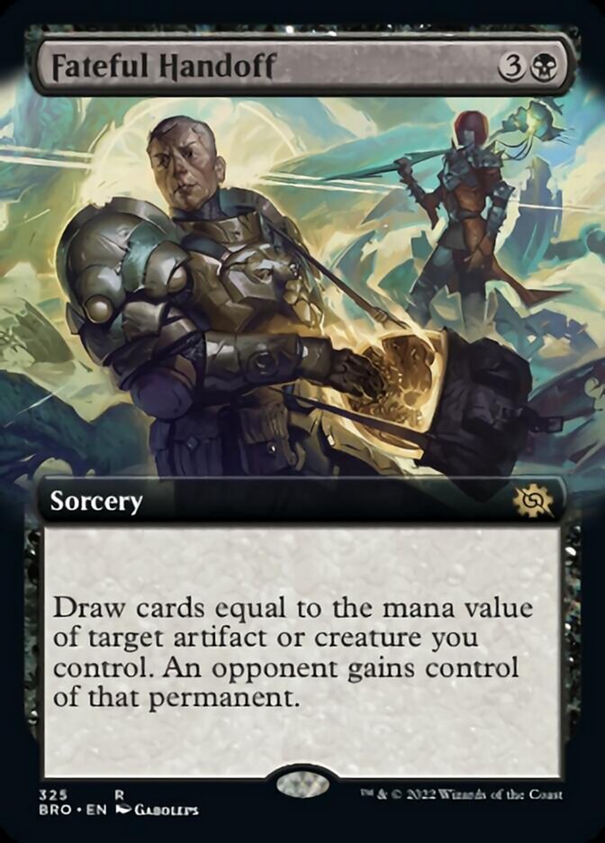 Fateful Handoff (Extended Art) [The Brothers' War] | Cracking-Singles