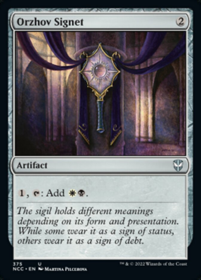 Orzhov Signet [Streets of New Capenna Commander] | Cracking-Singles