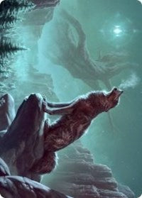 Sarulf's Packmate Art Card [Kaldheim: Art Series] | Cracking-Singles