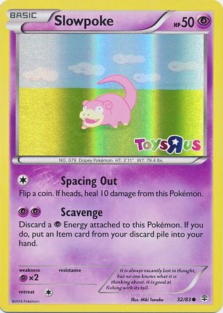 Slowpoke (32/83) (Toys R Us Promo) [XY: Generations] | Cracking-Singles