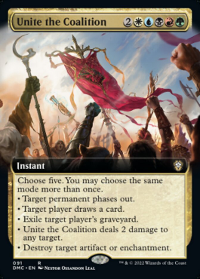 Unite the Coalition (Extended Art) [Dominaria United Commander] | Cracking-Singles