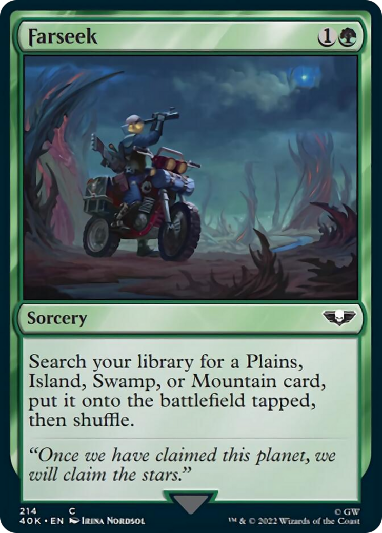 Farseek (Surge Foil) [Universes Beyond: Warhammer 40,000] | Cracking-Singles