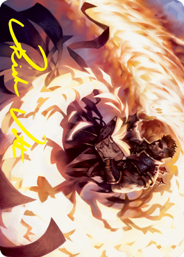 Revel in Silence Art Card (Gold-Stamped Signature) [Strixhaven: School of Mages Art Series] | Cracking-Singles