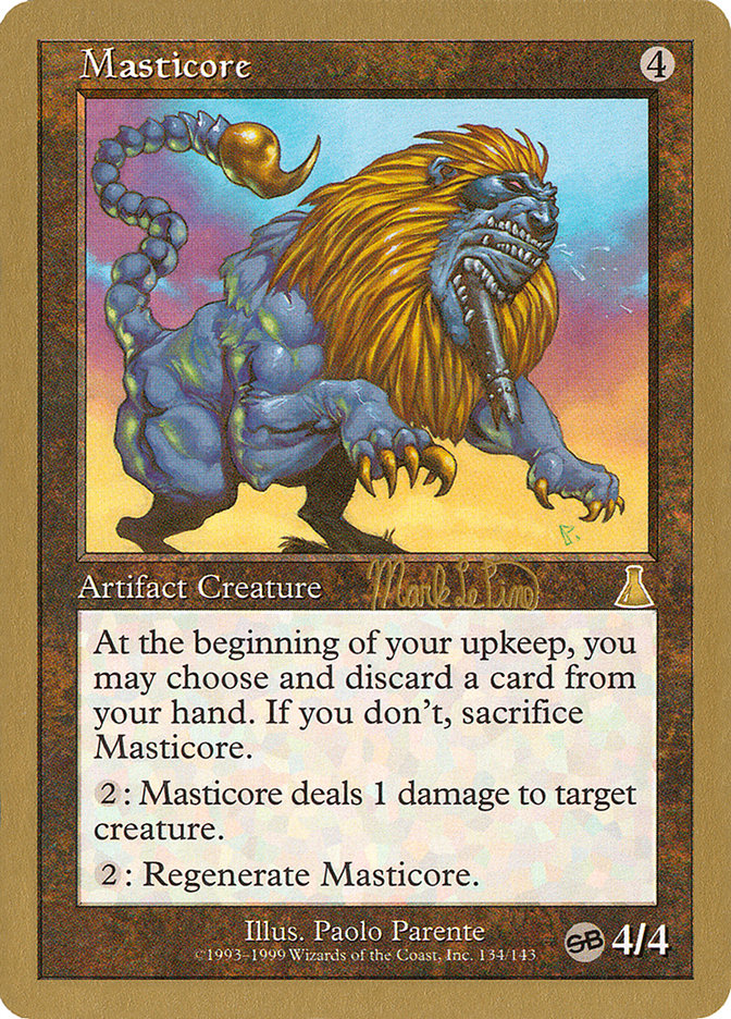 Masticore (Mark Le Pine) (SB) [World Championship Decks 1999] | Cracking-Singles