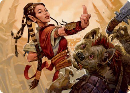 Half-Elf Monk Art Card [Dungeons & Dragons: Adventures in the Forgotten Realms Art Series] | Cracking-Singles