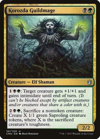 Korozda Guildmage [Commander Anthology] | Cracking-Singles