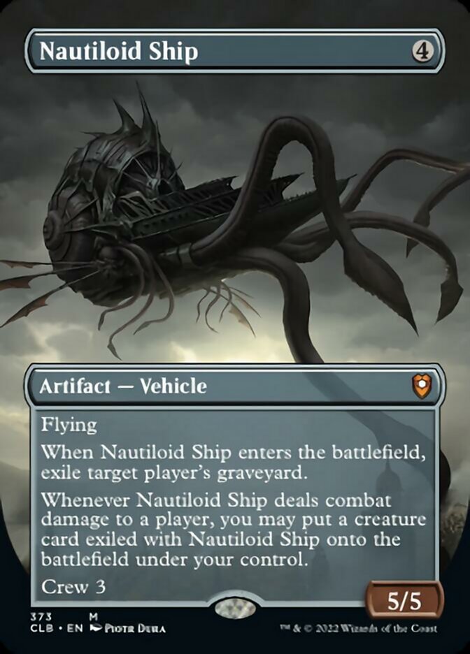 Nautiloid Ship (Borderless Alternate Art) [Commander Legends: Battle for Baldur's Gate] | Cracking-Singles