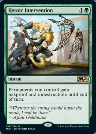 Heroic Intervention [Core Set 2021] | Cracking-Singles