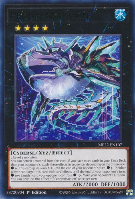Pendransaction [MP22-EN107] Rare | Cracking-Singles