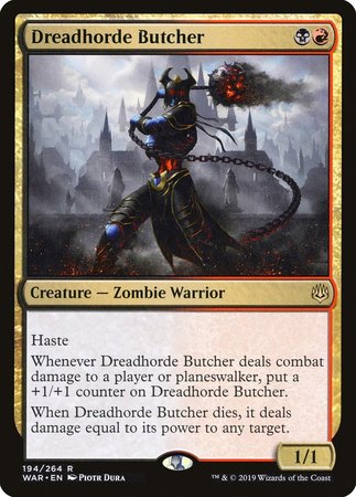 Dreadhorde Butcher [War of the Spark] | Cracking-Singles