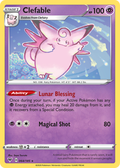 Clefable (064/185) [Sword & Shield: Vivid Voltage] | Cracking-Singles
