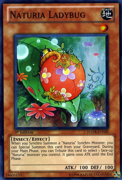 Naturia Ladybug [HA04-EN020] Super Rare | Cracking-Singles