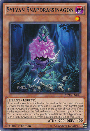 Sylvan Snapdrassinagon [MP15-EN014] Rare | Cracking-Singles
