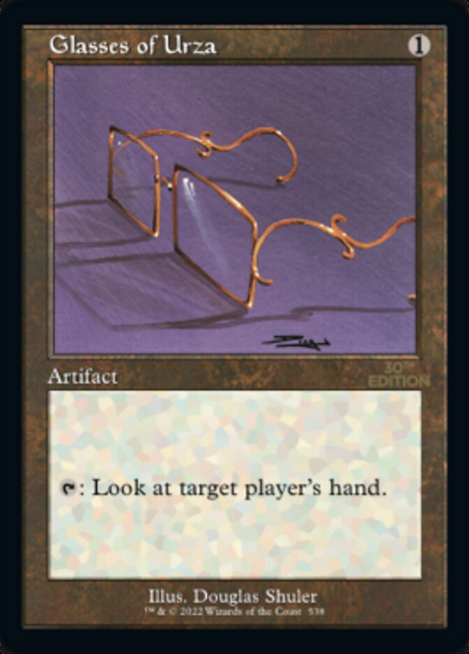 Glasses of Urza (Retro) [30th Anniversary Edition] | Cracking-Singles