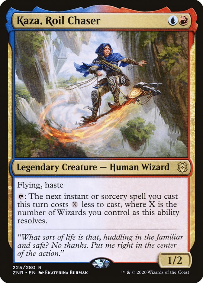 Kaza, Roil Chaser (Promo Pack) [Zendikar Rising Promos] | Cracking-Singles