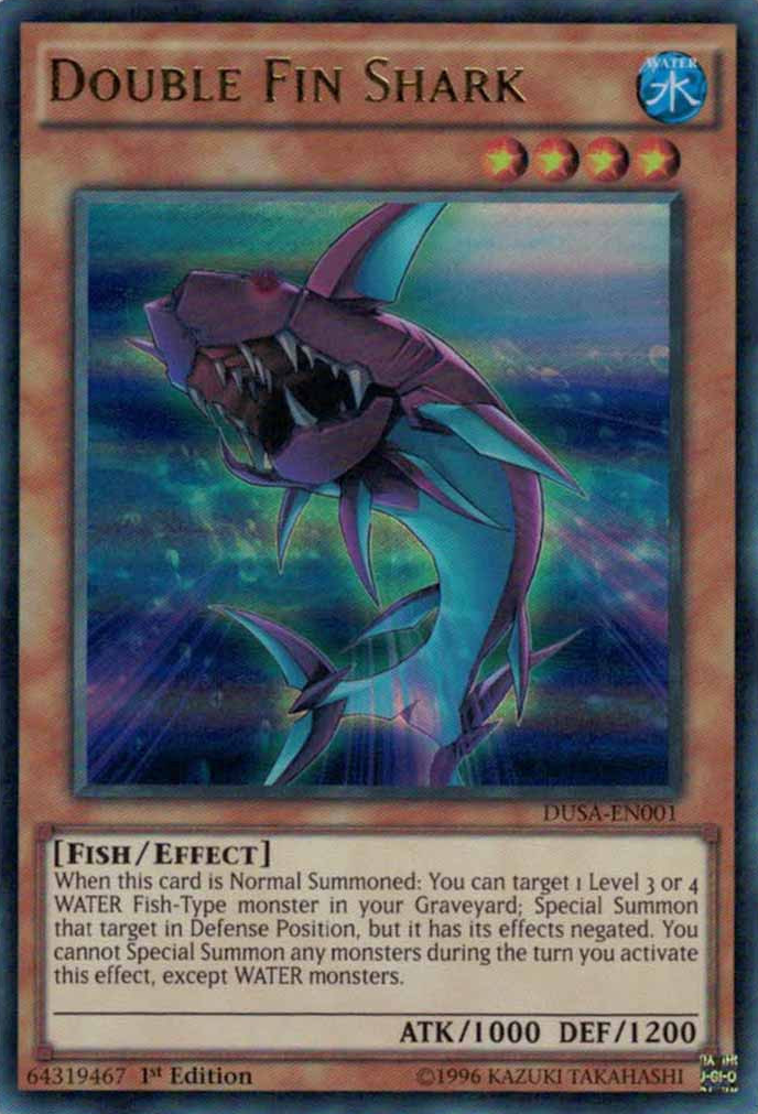 Double Fin Shark [DUSA-EN001] Ultra Rare | Cracking-Singles