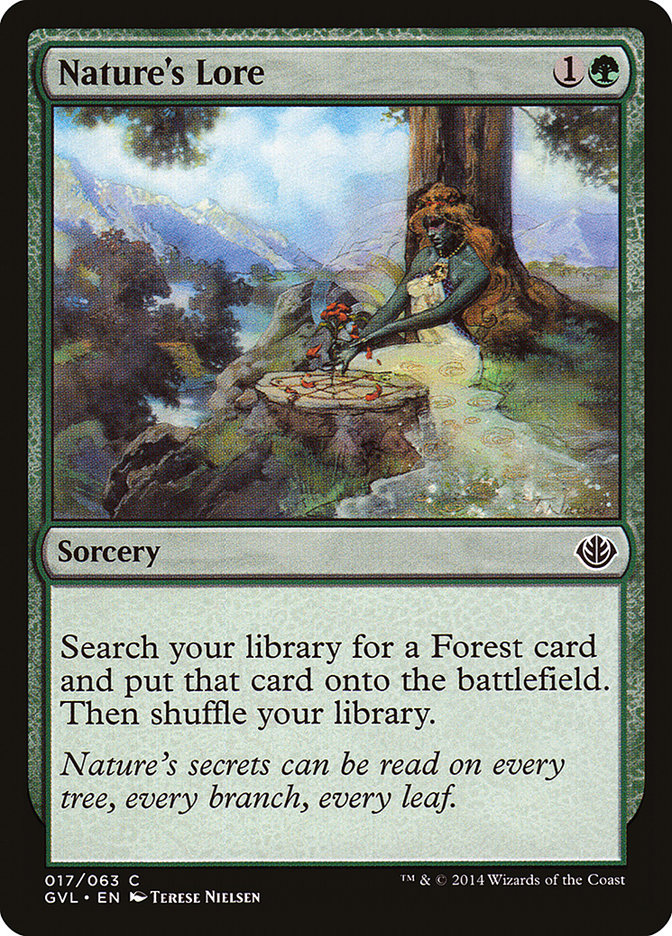 Nature's Lore (Garruk vs. Liliana) [Duel Decks Anthology] | Cracking-Singles