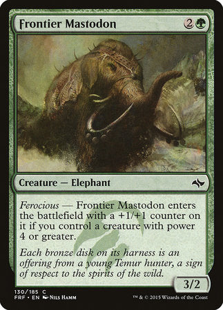 Frontier Mastodon [Fate Reforged] | Cracking-Singles