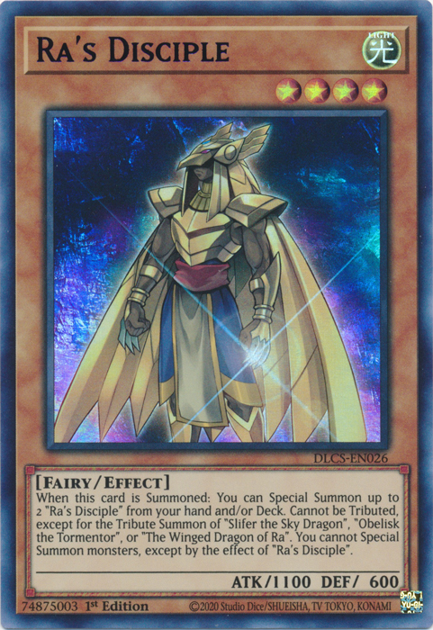 Ra's Disciple (Blue) [DLCS-EN026] Ultra Rare | Cracking-Singles