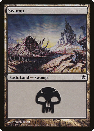 Swamp (77) [Duel Decks: Ajani vs. Nicol Bolas] | Cracking-Singles