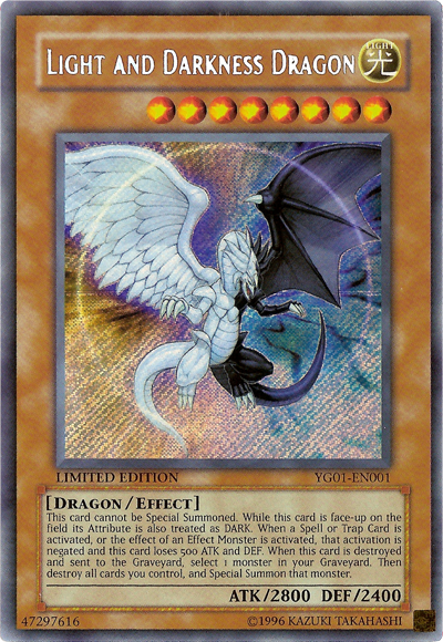 Light and Darkness Dragon [YG01-EN001] Secret Rare | Cracking-Singles