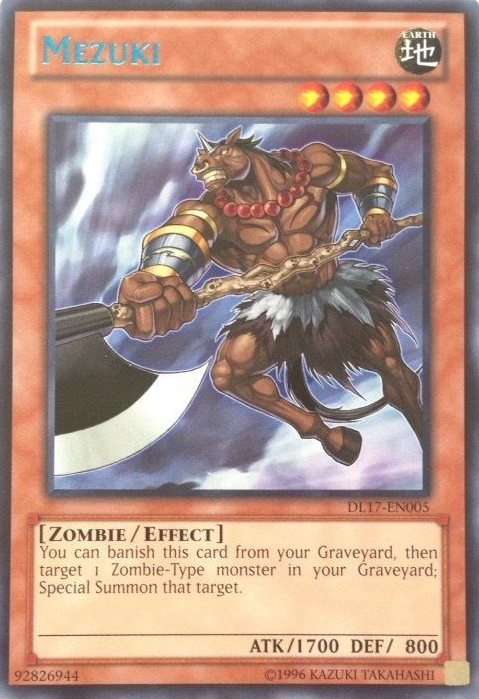 Mezuki (Blue) [DL17-EN005] Rare | Cracking-Singles