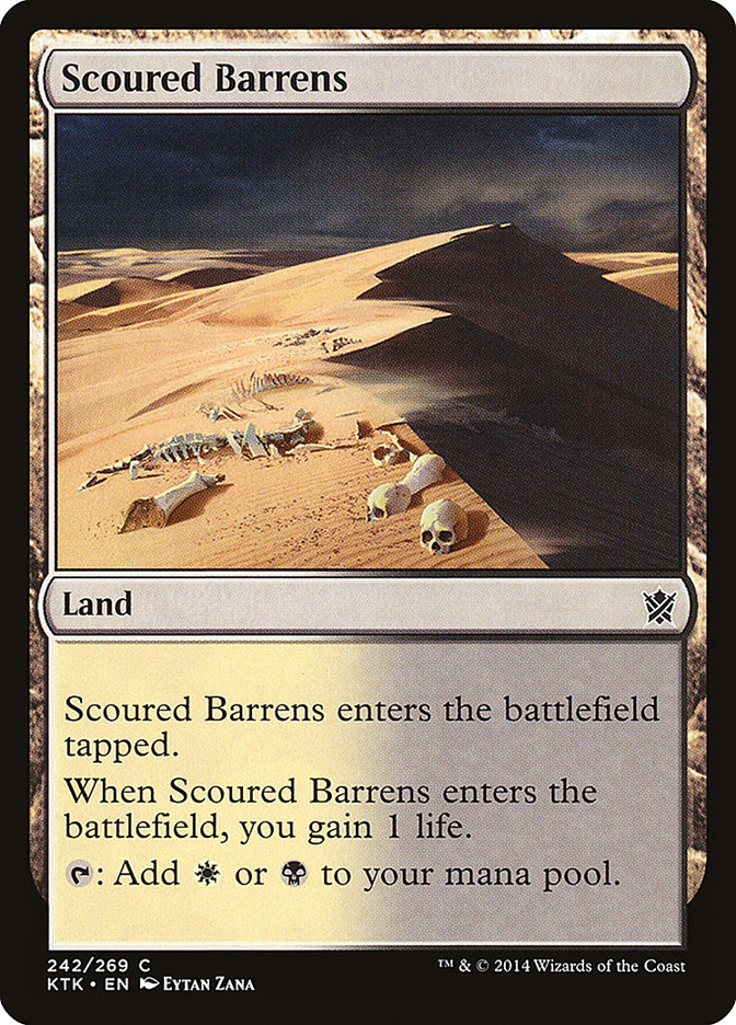 Scoured Barrens [Khans of Tarkir] | Cracking-Singles
