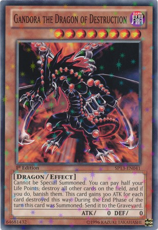 Gandora the Dragon of Destruction [SP13-EN041] Starfoil Rare | Cracking-Singles