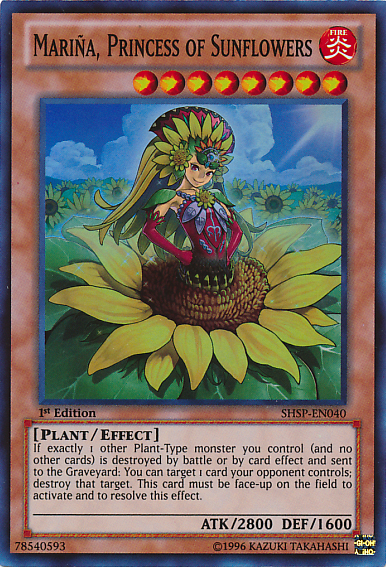Marina, Princess of Sunflowers [SHSP-EN040] Super Rare | Cracking-Singles