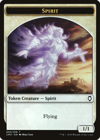 Spirit Token [Commander Anthology Volume II Tokens] | Cracking-Singles