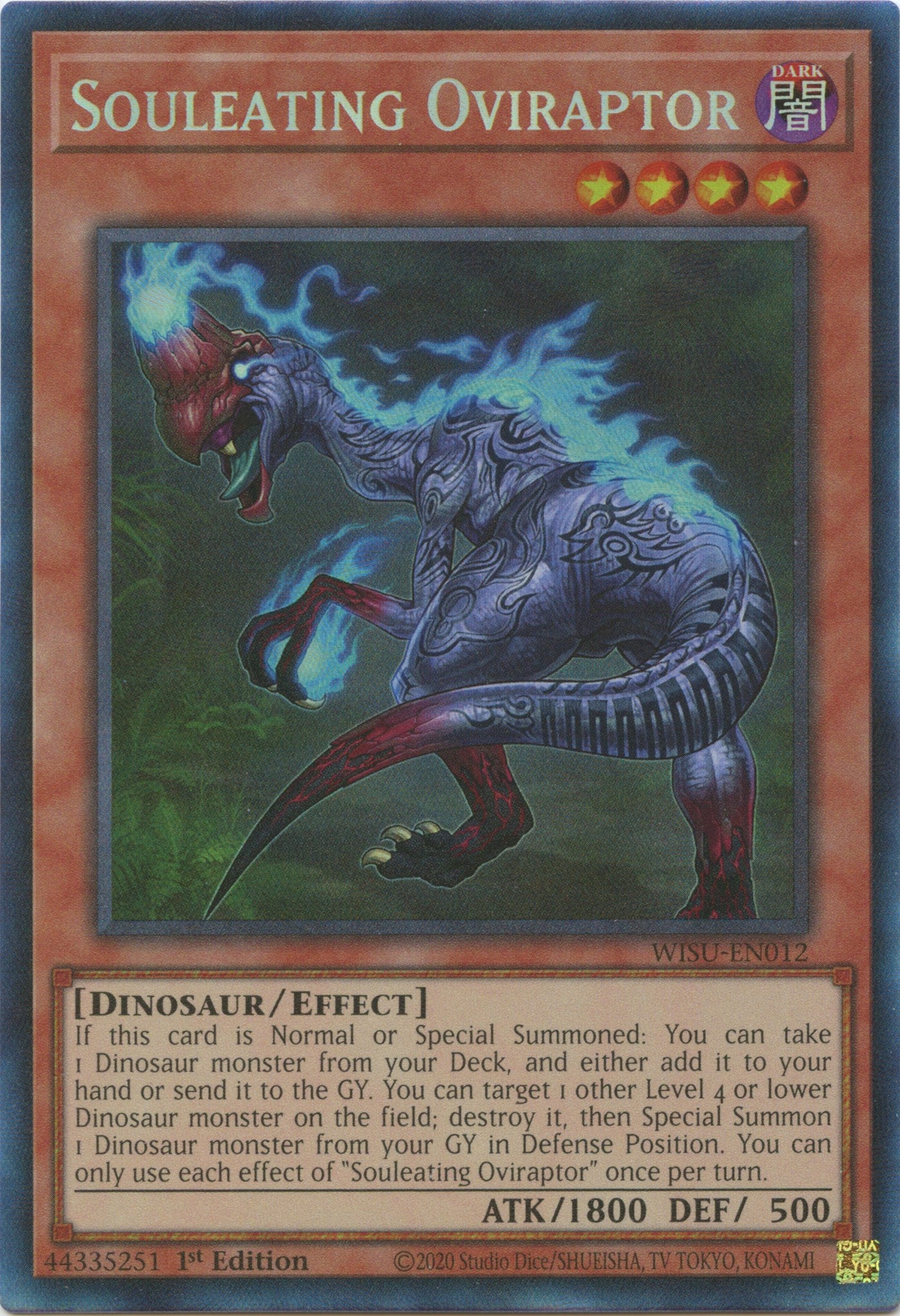 Souleating Oviraptor [WISU-EN012] Collector's Rare | Cracking-Singles