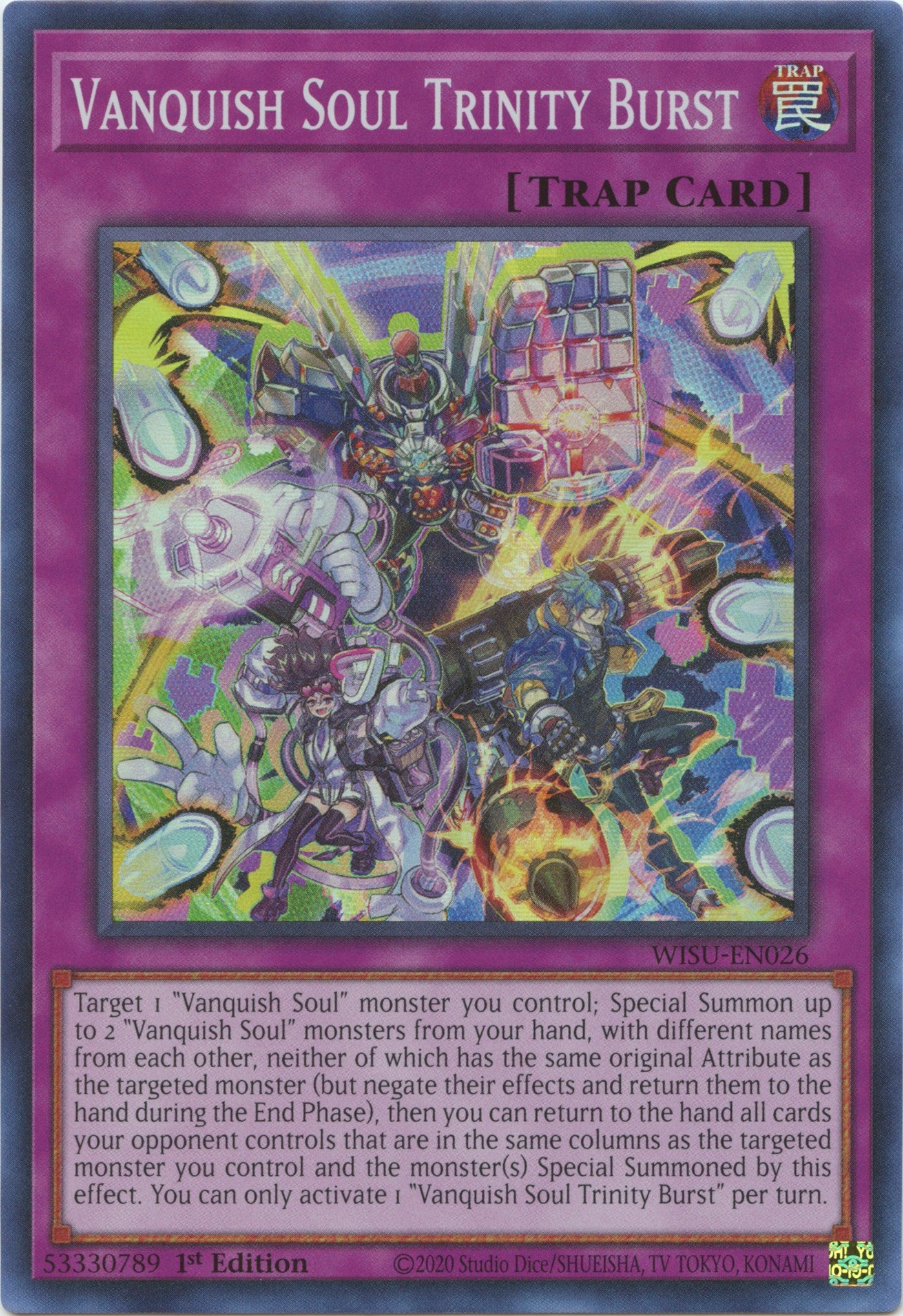 Vanquish Soul Trinity Burst [WISU-EN026] Super Rare | Cracking-Singles