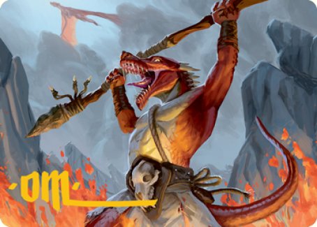 Kobold Art Card (Gold-Stamped Signature) [Dungeons & Dragons: Adventures in the Forgotten Realms Art Series] | Cracking-Singles