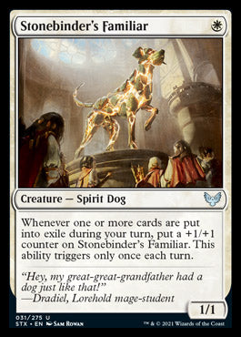 Stonebinder's Familiar [Strixhaven: School of Mages] | Cracking-Singles