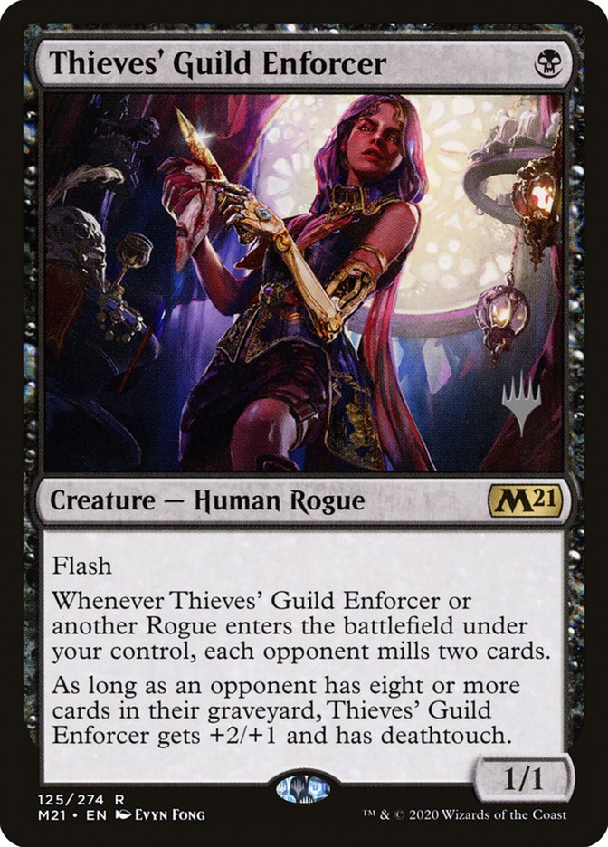 Thieves' Guild Enforcer (Promo Pack) [Core Set 2021 Promos] | Cracking-Singles