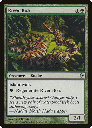 River Boa [Zendikar] | Cracking-Singles