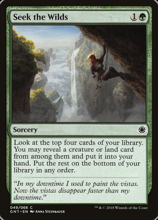 Seek the Wilds [Game Night] | Cracking-Singles