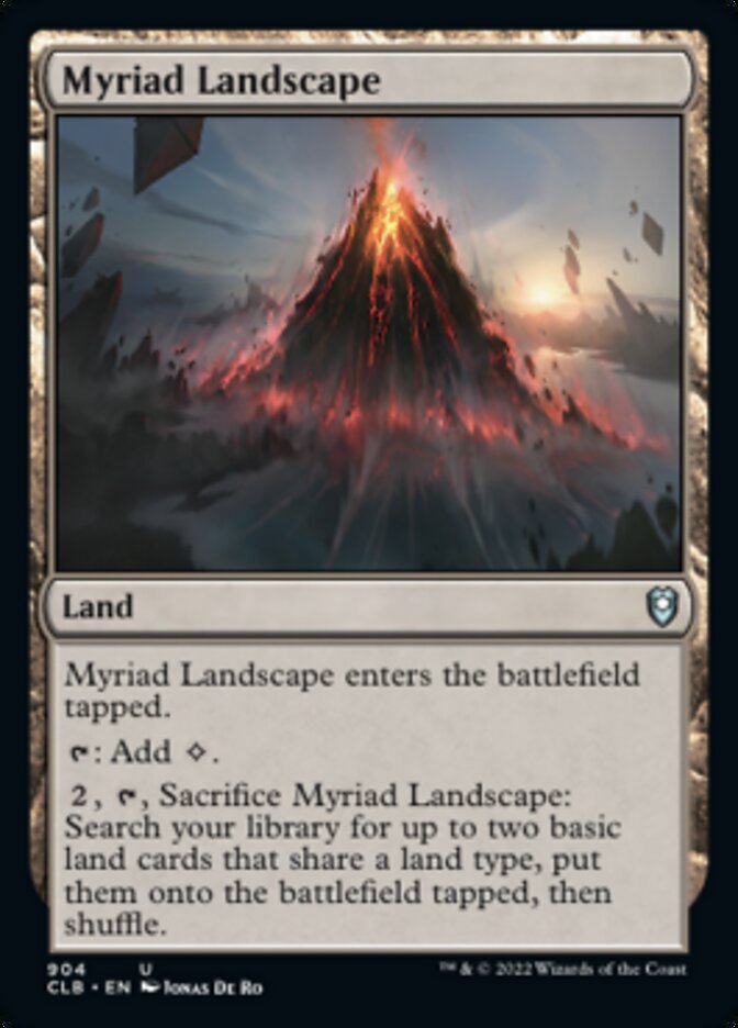 Myriad Landscape [Commander Legends: Battle for Baldur's Gate] | Cracking-Singles