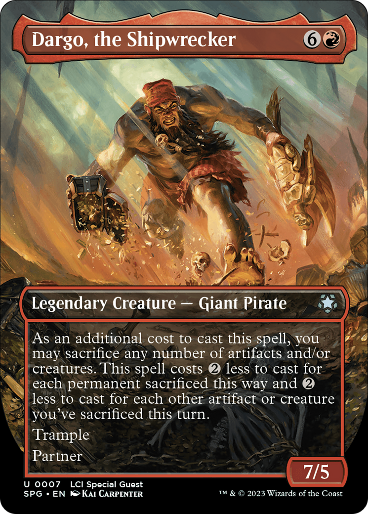 Dargo, the Shipwrecker (Borderless) [The Lost Caverns of Ixalan Special Guests] | Cracking-Singles