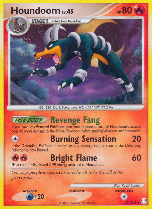 Houndoom (57/146) [Diamond & Pearl: Legends Awakened] | Cracking-Singles