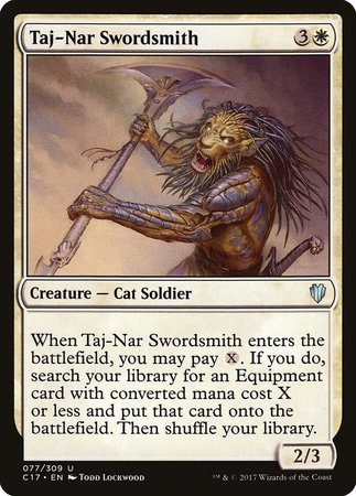 Taj-Nar Swordsmith [Commander 2017] | Cracking-Singles
