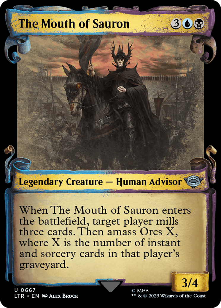 The Mouth of Sauron [The Lord of the Rings: Tales of Middle-Earth Showcase Scrolls] | Cracking-Singles