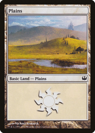 Plains (41) [Duel Decks: Knights vs. Dragons] | Cracking-Singles