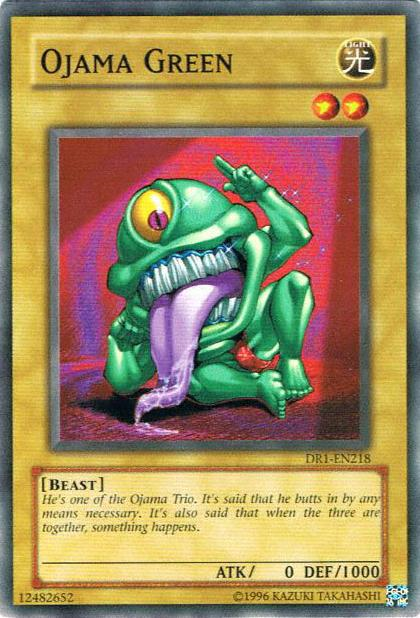 Ojama Green [DR1-EN218] Common | Cracking-Singles
