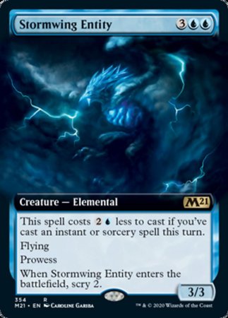 Stormwing Entity (Extended Art) [Core Set 2021] | Cracking-Singles