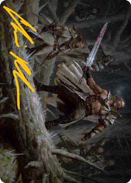 Tovolar, Dire Overlord 1 Art Card (Gold-Stamped Signature) [Innistrad: Midnight Hunt Art Series] | Cracking-Singles